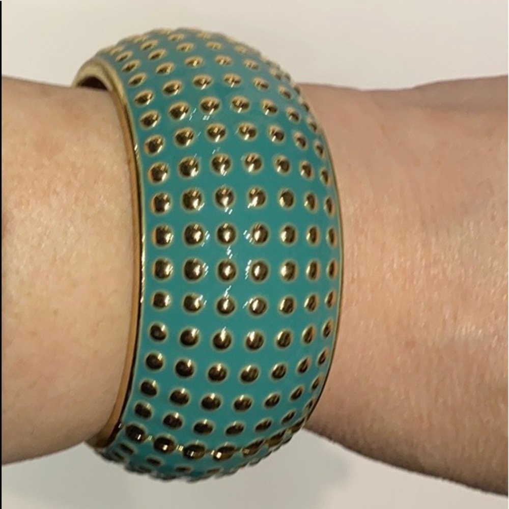 🆕NEW Beautiful Turquoise Green / Gold Bracelet !!!